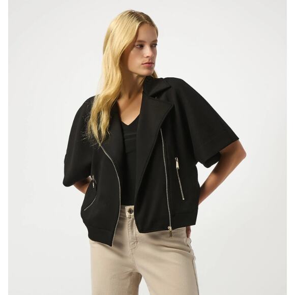 Joseph Ribkoff Jackets & Blazers - NWT Joseph Ribkoff Black Scuba Jersey Boxy Jacket Style 253241 Size 10